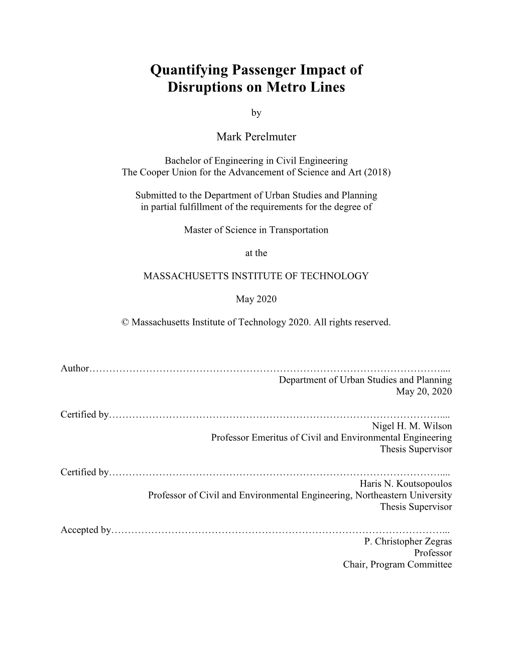 Quantifying Passenger Impact of Disruptions on Metro Lines