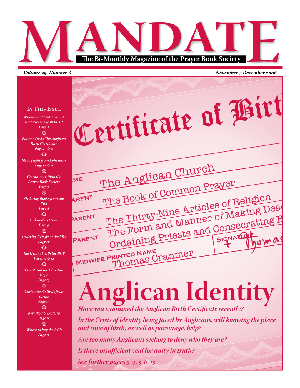 Anglican Identity