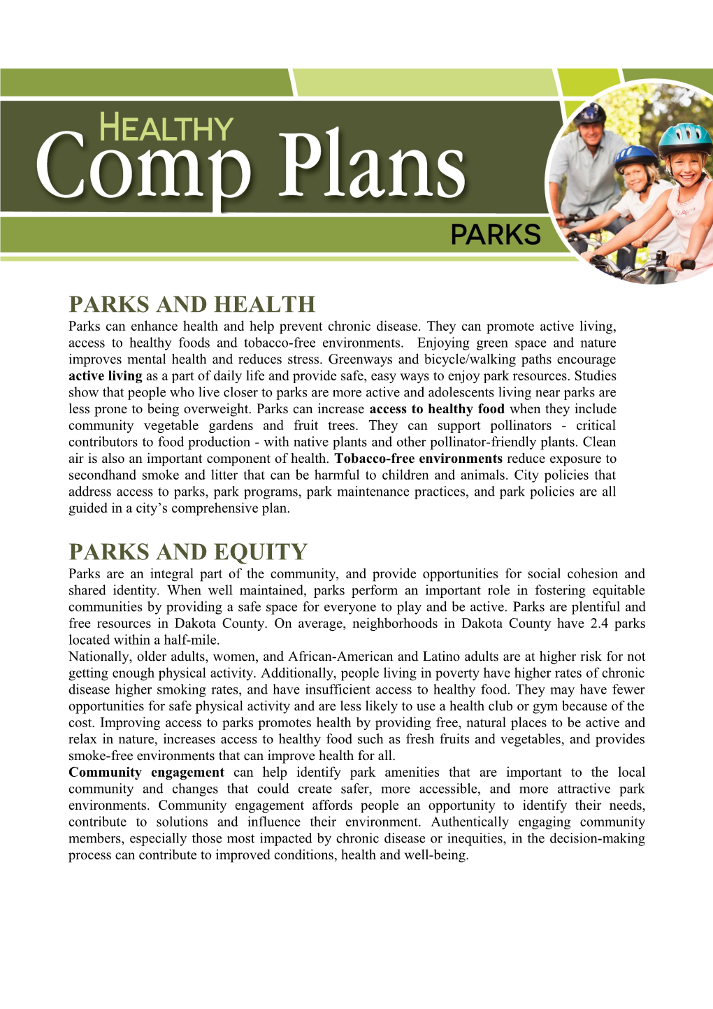 Parks and Health