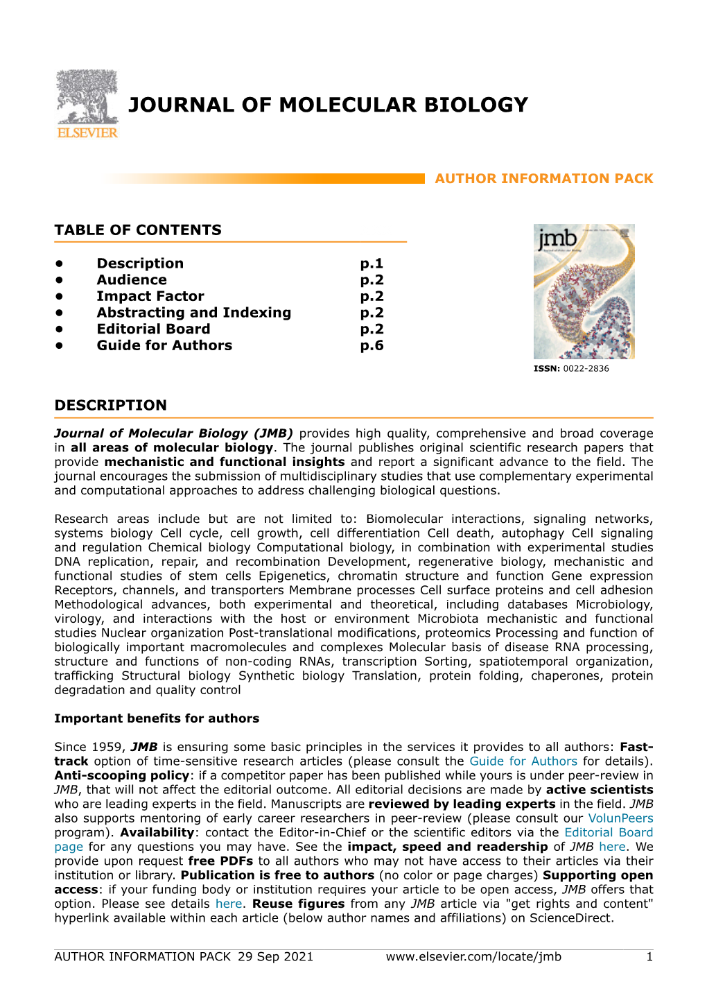 Journal of Molecular Biology