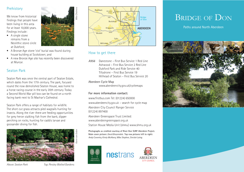 Bridge of Don Paths Around North Aberdeen