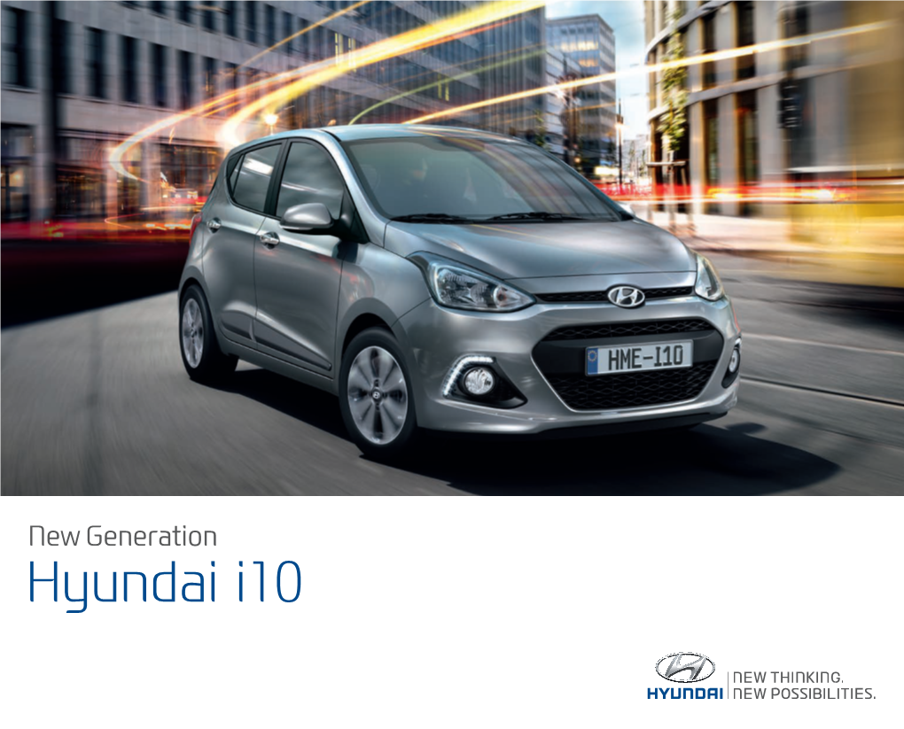 Hyundai I10 New Thinking