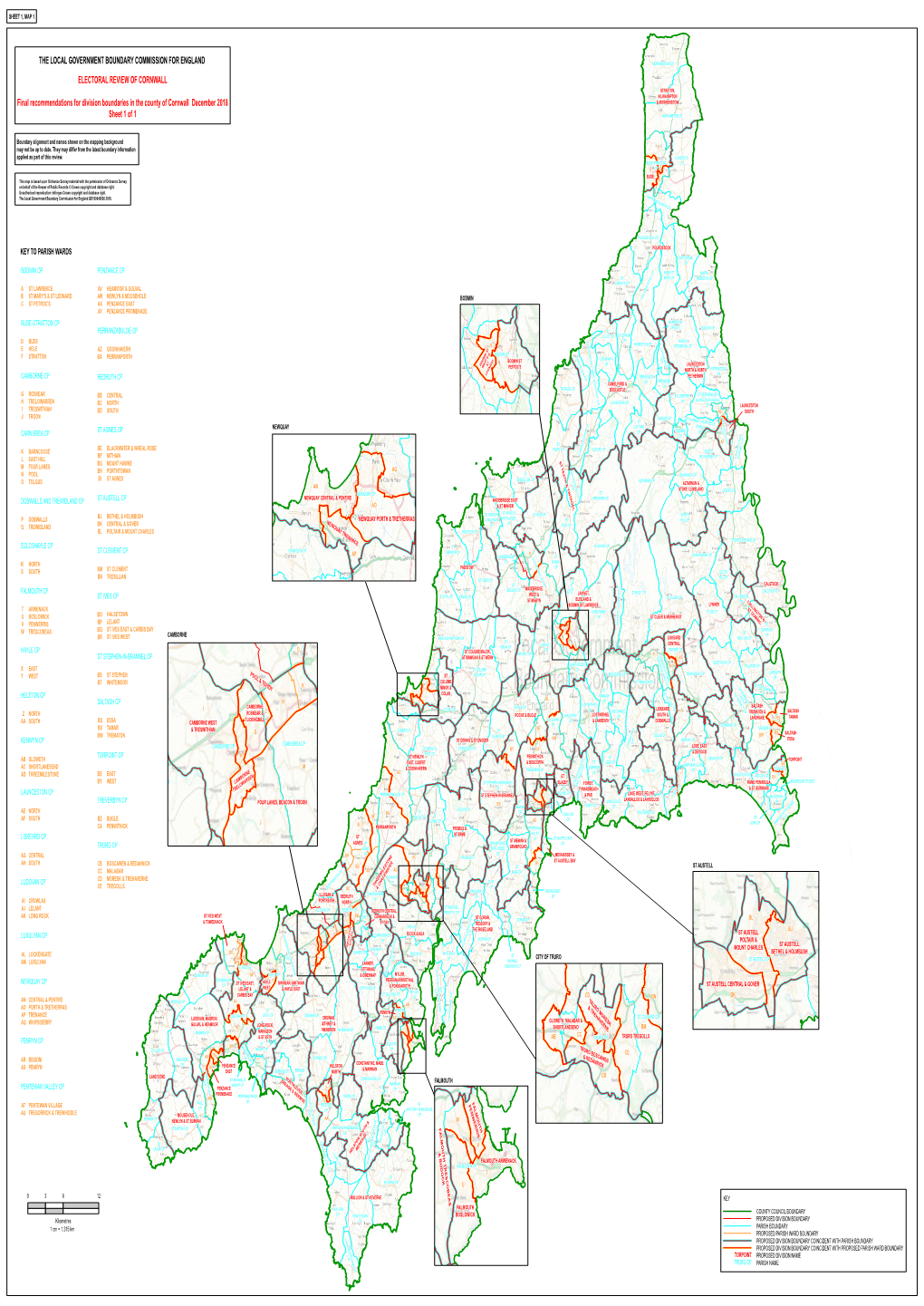 Cornwall's Ward Boundaries