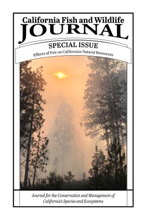 California Fish and Wildlife Journal, Special Fire Issue, 2020