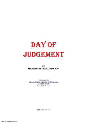 Day of Judgement