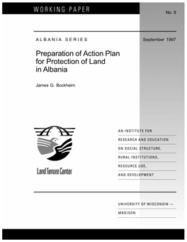 Preparation of Action Plan for Protection of Land in Albania