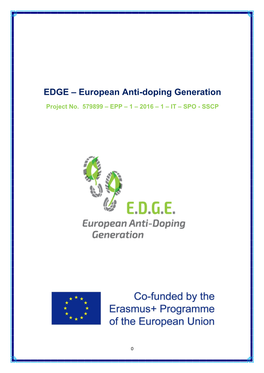 EDGE – European Anti-Doping Generation Project No