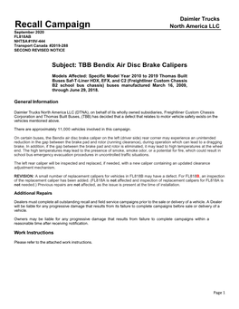 (Revised) TBB Bendix Air Disc Brake Calipers