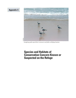 Species and Habitats of Conservation Concern Known Or Suspected on the Refuge