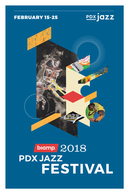 Scroll the 2018 Biamp PDX Jazz Festival Program