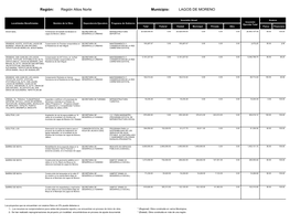 Región Altos Norte LAGOS DE MORENO Región: Municipio