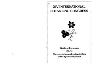 Xiv International Botanical Congress