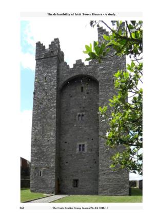 The Defensibility of Irish Tower Houses - a Study