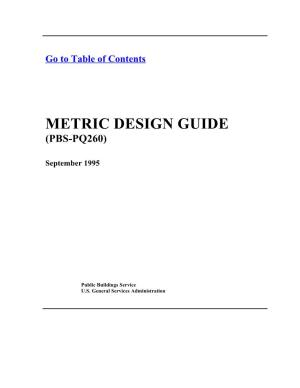 Metric Design Guide (Pbs-Pq260)