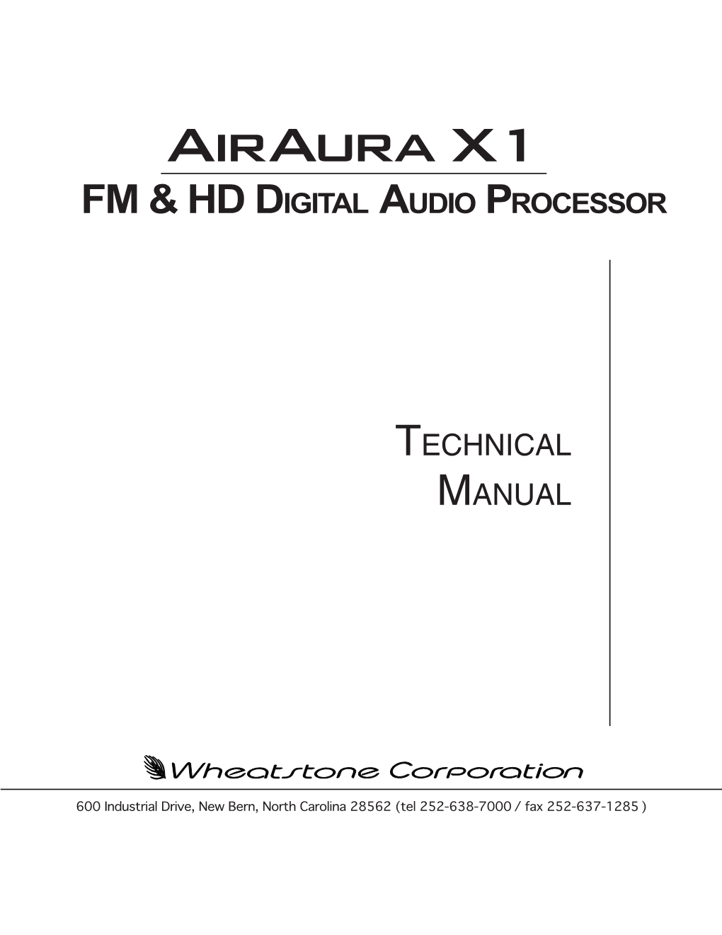 Airaura X1 FM & HD Digital Audio Processor