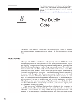 The Dublin Core