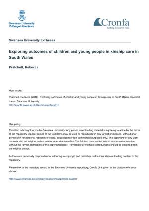 Exploring Outcomes of Children and Young People in Kinship Care in South Wales