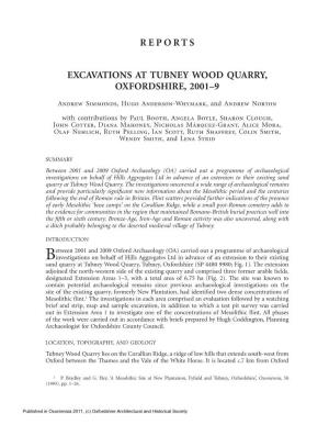 REPORTS Excavations at TUBNEY Wood QUARRY
