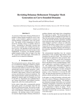 Revisiting Delaunay Refinement Triangular Mesh Generation