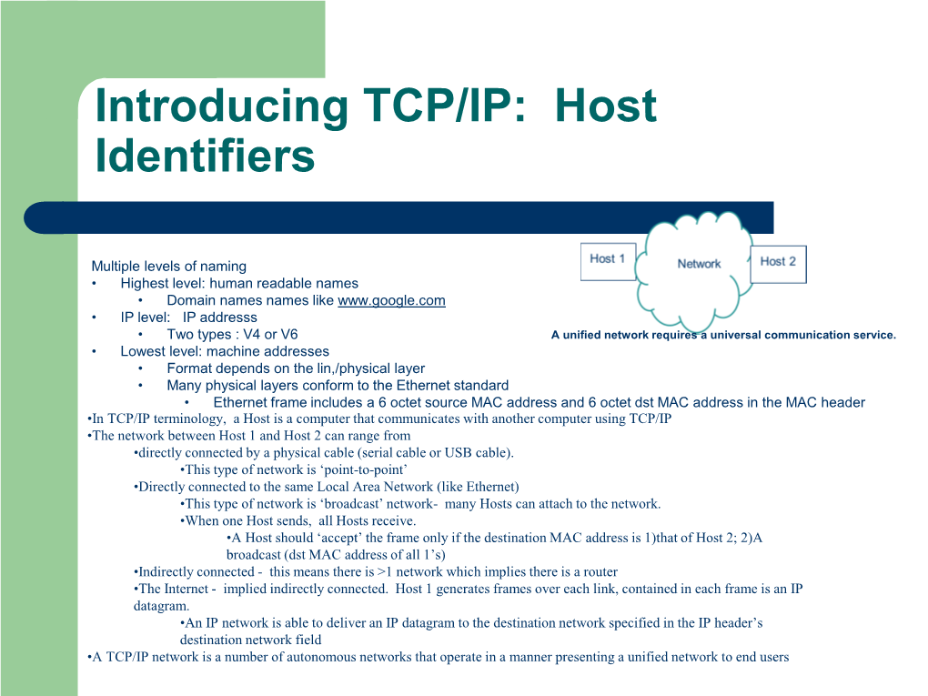 IP Addressing