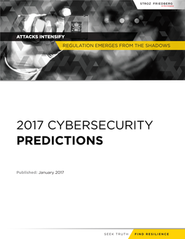 2017 Cybersecurity Predictions