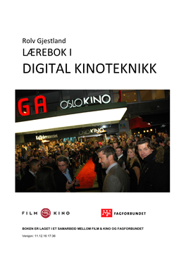 Lærebok I Digital Kinoteknikk