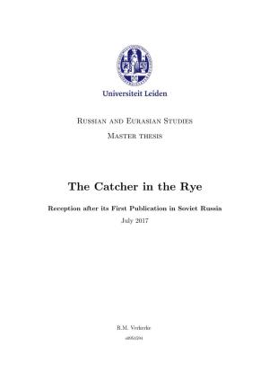 2 the Catcher in the Rye 13 2.1 Publication in the United States