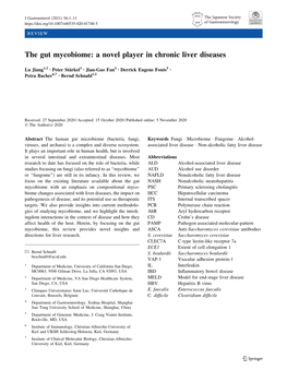 The Gut Mycobiome: a Novel Player in Chronic Liver Diseases