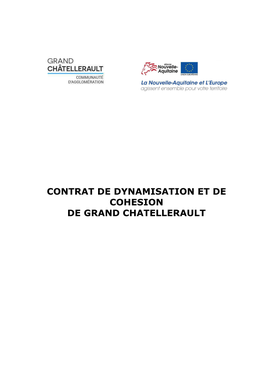 Contrat De Dynamisation Et De Cohésion Du Grand Châtellerault