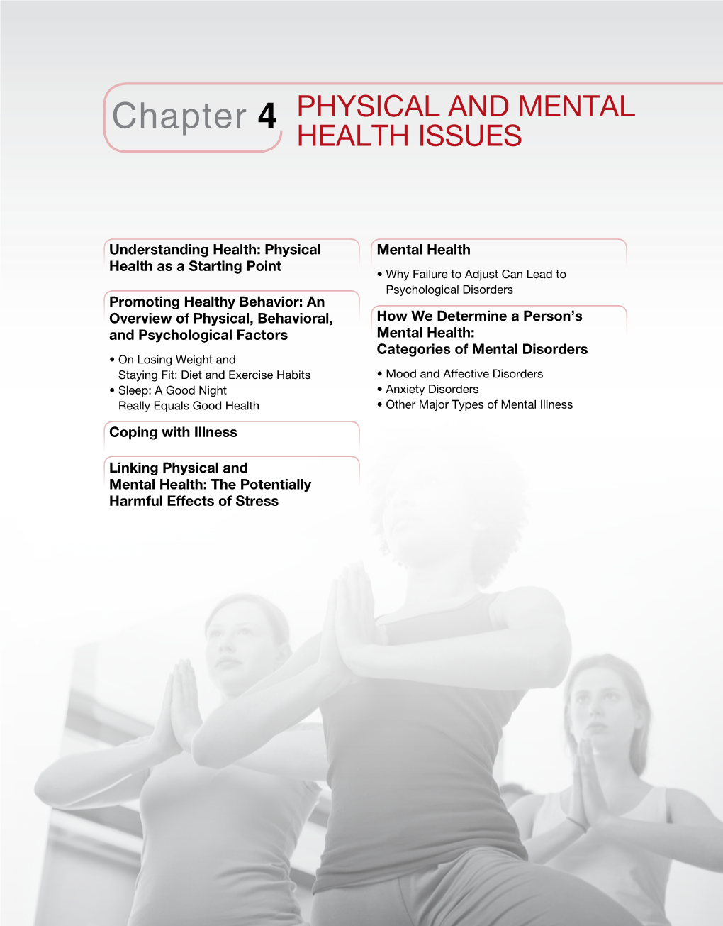 Chapter 4 Physical and Mental Health Issues