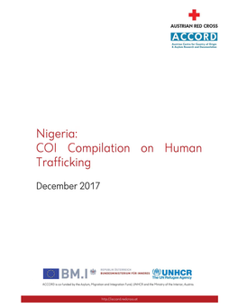 Nigeria: COI Compilation on Human Trafficking December 2017