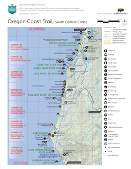Oregon Coast Trail, South Central Coast
