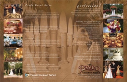 Prado Wedding Brochure