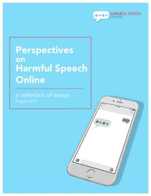 Perspectives Harmful Speech Online