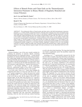 Effects of Branch Points and Chain Ends on the Thermodynamic Interaction Parameter in Binary Blends of Regularly Branched and Linear Polymers