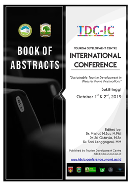 Book of Abstract of the Tourism Development Centre International Conference (TDCIC 2019)