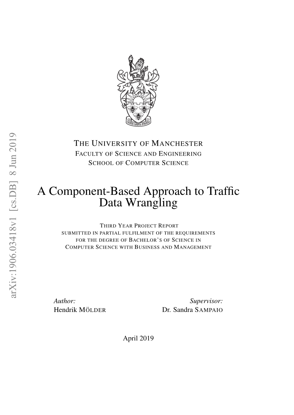 A Component-Based Approach to Traffic Data Wrangling