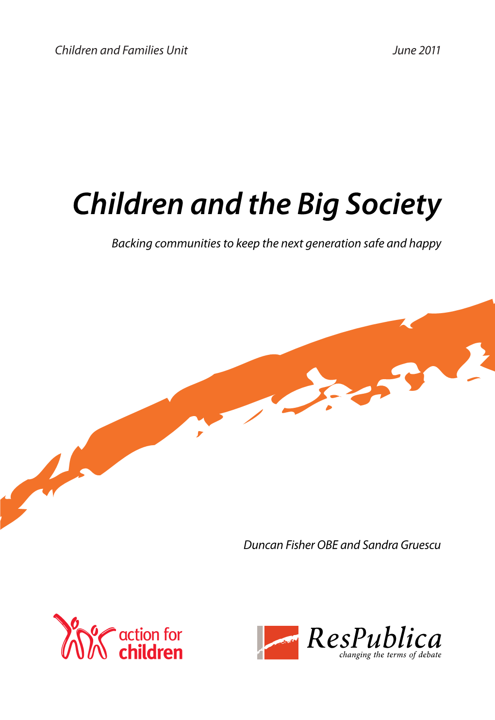 Children and the Big Society