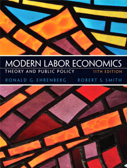 Modern Labor Economics This Page Intentionally Left Blank Modern Labor Economics Theory and Public Policy