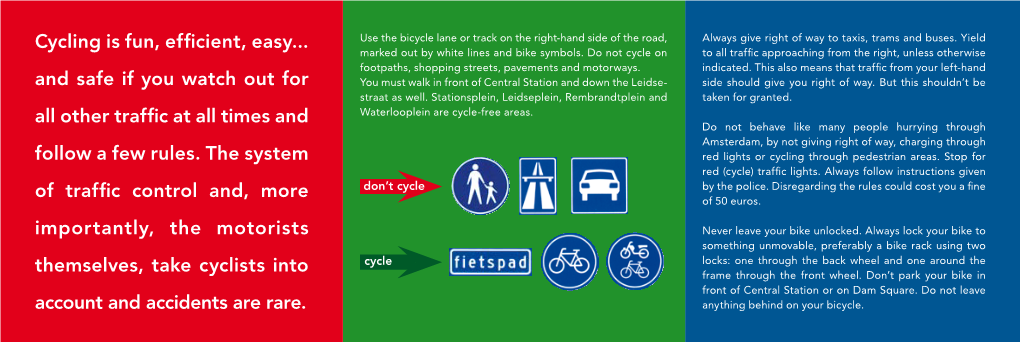 How to Cycle Safely in Amsterdam