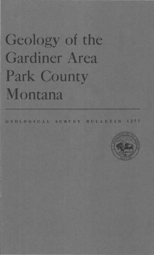 Geology of the Park County