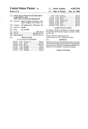 United States Patent (19) 11 Patent Number: 4,487.978 Kruse Et Al