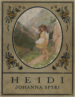 Heidi, by Johanna Spyri