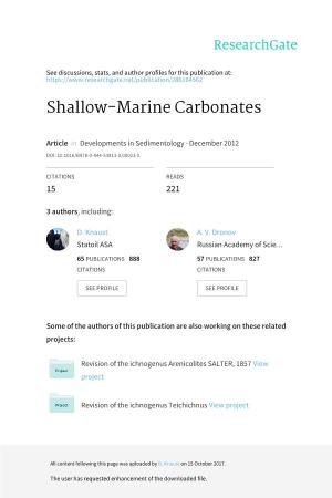 Shallow-Marine Carbonates