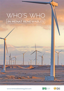 Who's Who in MENAT Renewables 2017