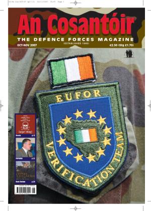THE DEFENCE FORCES MAGAZINE (ESTABLISHED 1940) OCT-NOV 2007 €2.50 (Stg £1.70)