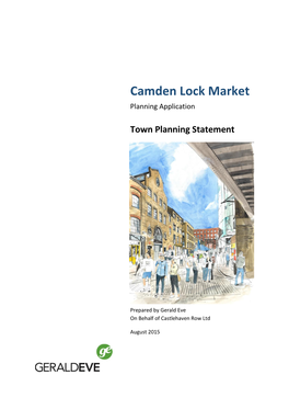 Camden Lock Market Planning Application