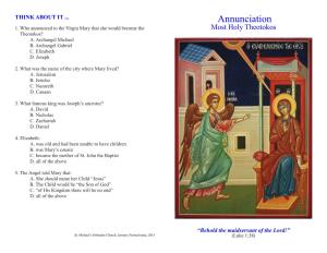 Annunciation 1