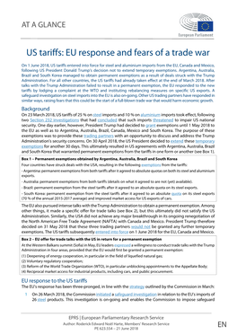 US Tariffs: EU Response and Fears of a Trade War