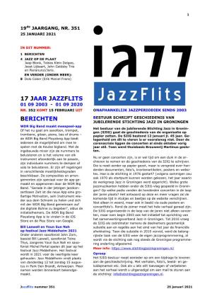 Jazzflits 01 09 2003 - 01 09 2020